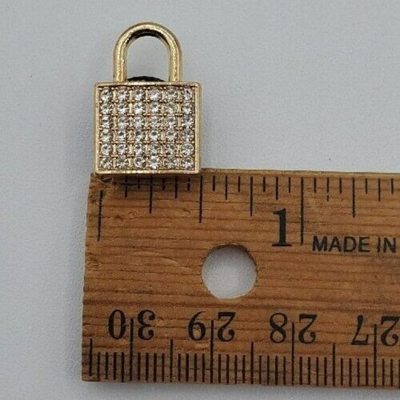 7 Pieces Bling Croc Charms, Barbie Luxury Rhinestones in Gold, white & Black - Picture 4 of 10